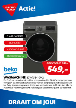 Beko Wasmachine 549,-