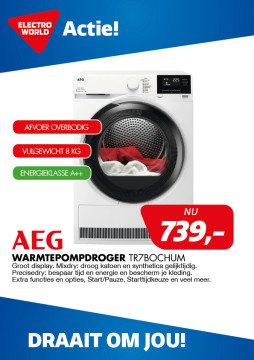 AEG warmtepompdroger TR7BOCHUM