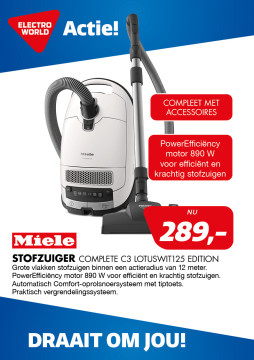 Miele Stofzuiger Complete C3 Lotuswit125 Edition