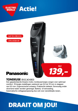 Panasonic tondeuse ER-SC40-K803