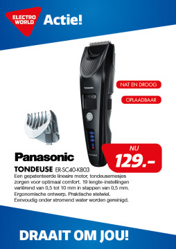 Panasonic tondeuse ER-SC40-K803